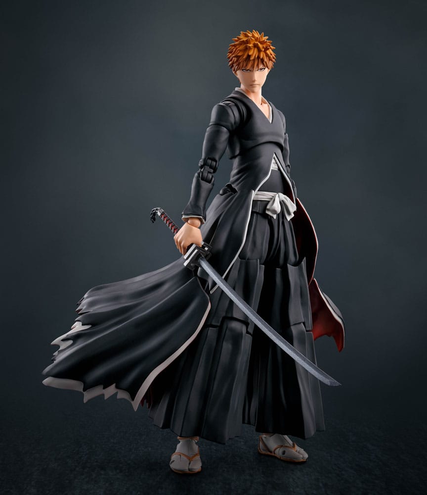Bandai Tamashii Nations Bleach S.H. Figuarts Action Figure Ichigo Kurosaki Getsugatensho 16 cm