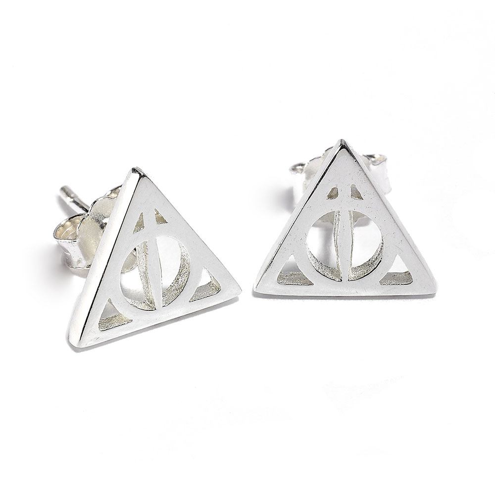 The Carat Shop Harry Potter Deathly Hallow Stud Earrings (Sterling Silver)