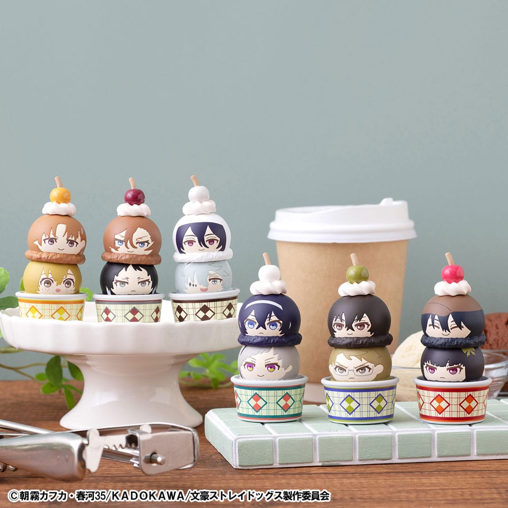 Megahouse Bungo Stray Dogs Tsumichen Stack up & Change Trading figurka 6-Pack 8 cm (with gift)