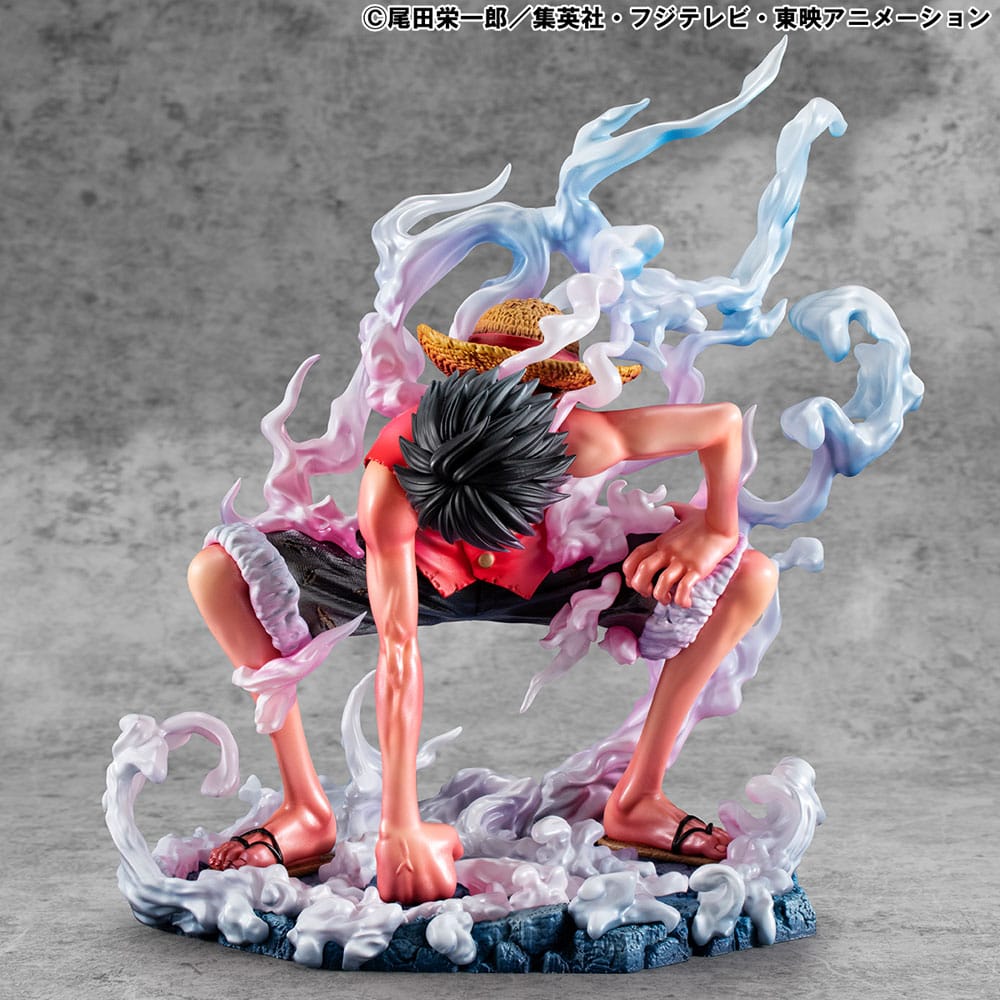Megahouse One Piece P.O.P PVC soška Monkey D. Luffy Gear 2 Limited Edition 19 cm