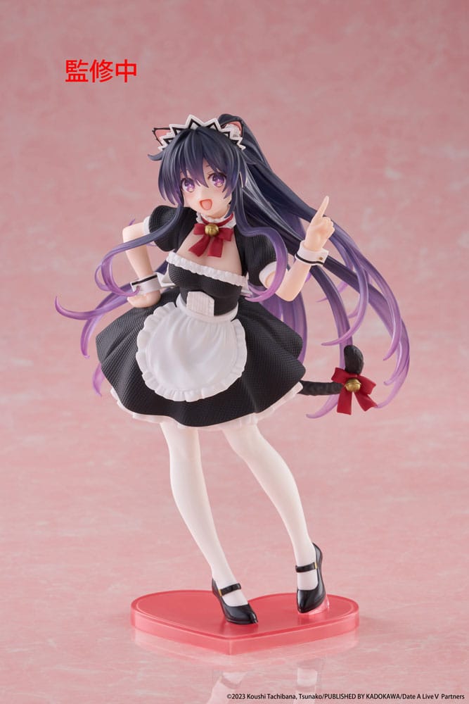 Taito Prize Date A Live V Coreful PVC soška Tohka Yatogami Cat Ear Maid Ver. 18 cm