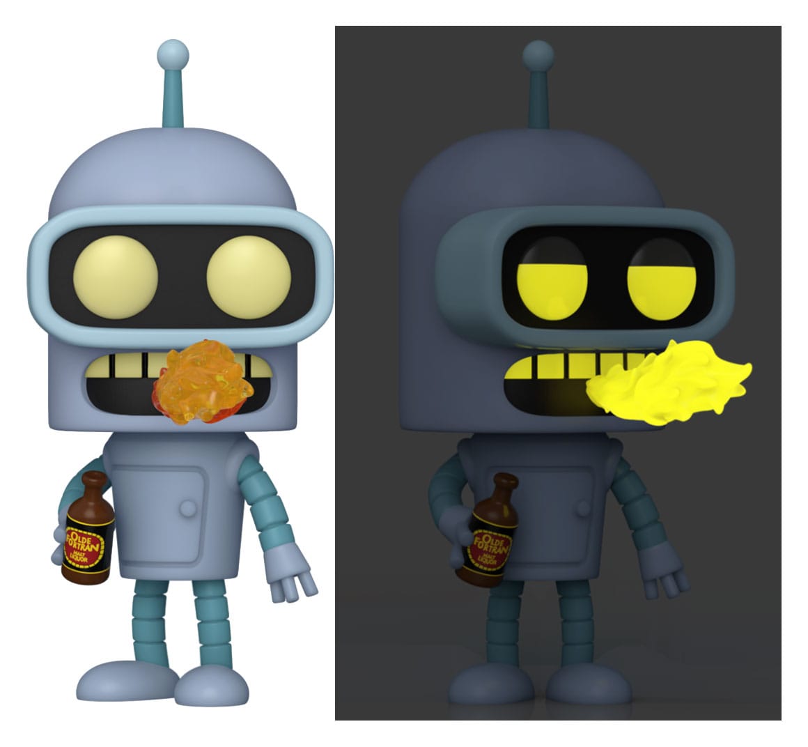 Funko Futurama POP! TV Vinyl Figures Bender w/CH(GW) 9 cm Assortment (6)