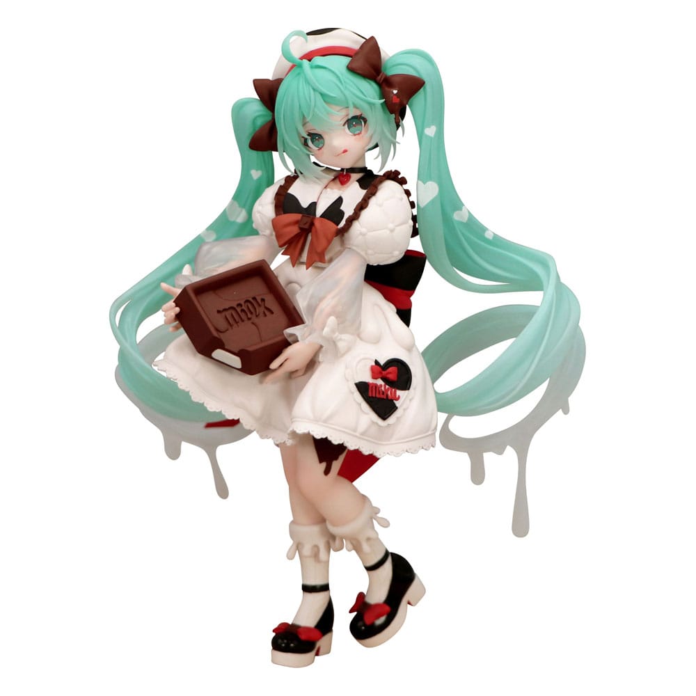 Furyu Hatsune Miku x Tirol Choco Trio-Try-iT PVC soška Hatsune Miku Milk Ver. 18 cm