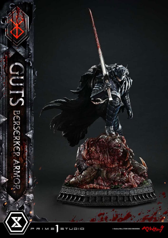 Prime 1 Studio Berserk Ultimate Premium Masterline Series soška 1/4 Guts, Berserker Armor Grunbeld vs. Guts 94 cm