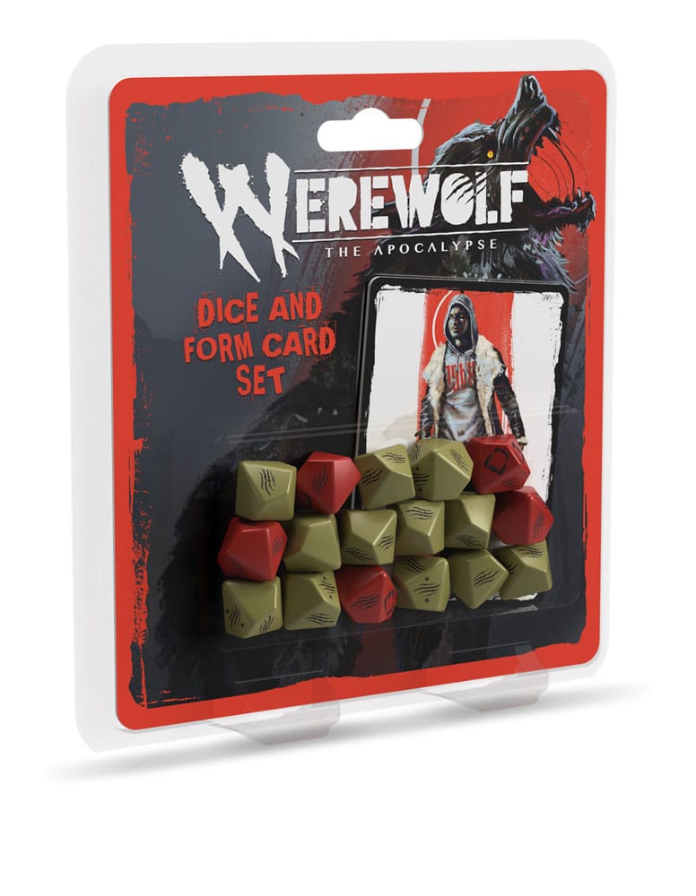 Renegade Werewolf: The Apocalypse 5th Edition RPG set kostek a karet