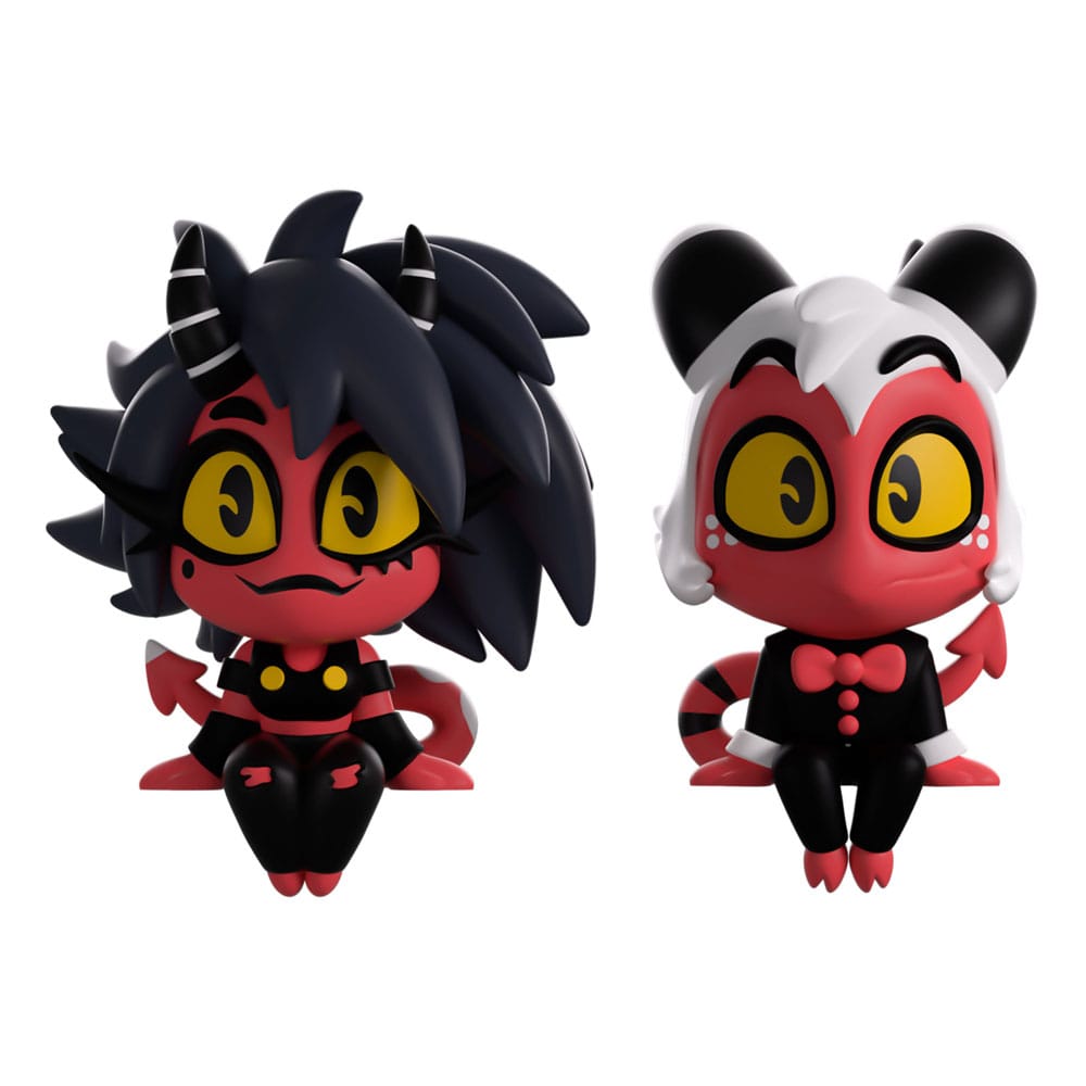 Youtooz Helluva Boss vinylové figurky Millie & Moxxie Monitor Buddiez