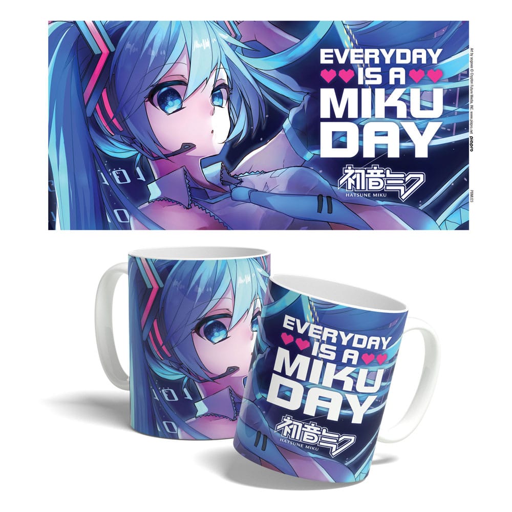 Popbuddies Hatsune Miku hrnek Everyday is a Miku Day 325 ml