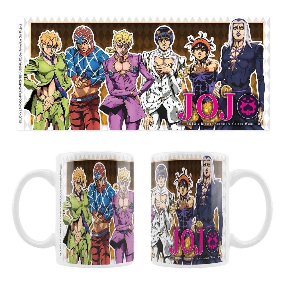 Sakami Merchandise JoJo´s Bizarre Adventure Part 5: Golden Wind hrnek Main Characters