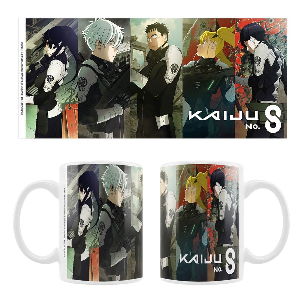Sakami Merchandise Kaiju No. 8 hrnek Mina, Reno, Kafka, Kikoru, Hoshina