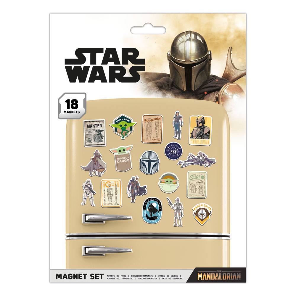 Pyramid International Star Wars: Mandalorian - sada magnetek - 18 ks