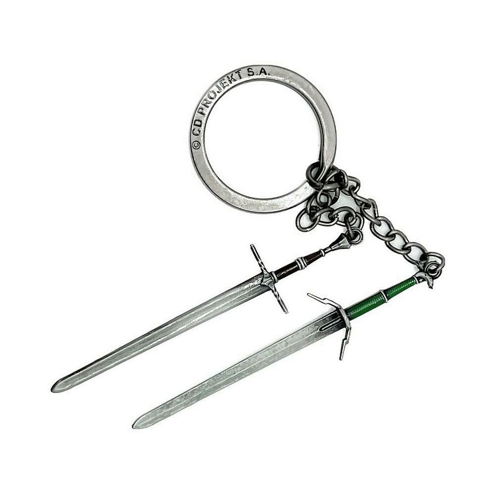 Good Loot The Witcher III: Wild Hunt Keychain Geralt Two Swords