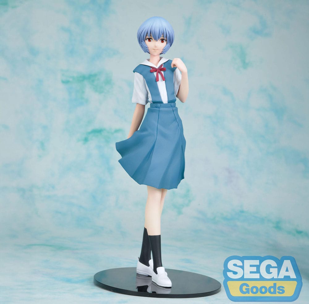 Sega Rebuild of Evangelion High Premium PVC soška Rei Uniform Ver. Evangelion: New Theatrical Edition 20 cm
