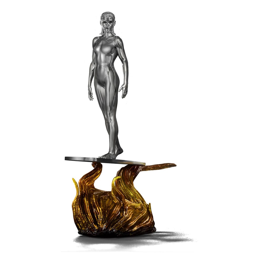 Iron Studios Fantastic Four Art Scale soška 1/10 Silver Surfer 27 cm