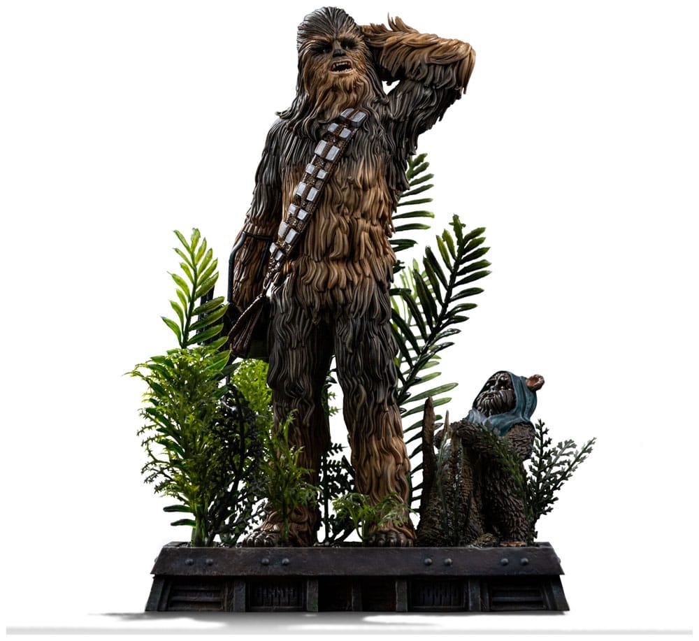 Iron Studios Star Wars Episode VI Art Scale soška 1/10 Chewbacca and Tokkat 22 cm