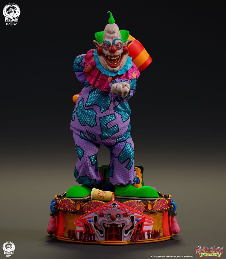 Premium Collectibles Studio Killer Klowns from Outer Space Premier Series soška 1/4 Jumbo Deluxe Edition 64 cm