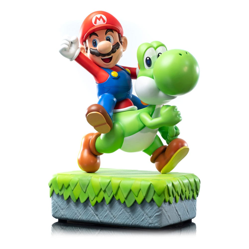First 4 Figures Super Mario soška Mario & Yoshi 48 cm