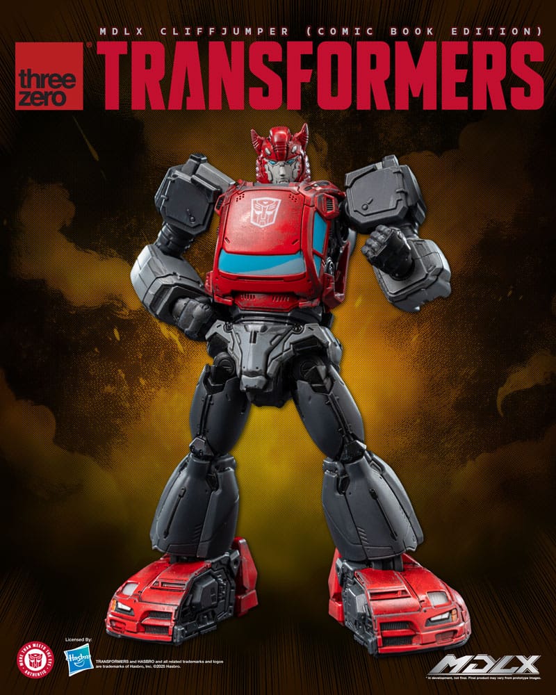 ThreeZero Transformers MDLX akční figurka Cliffjumper (Comic Book Edition) 12 cm