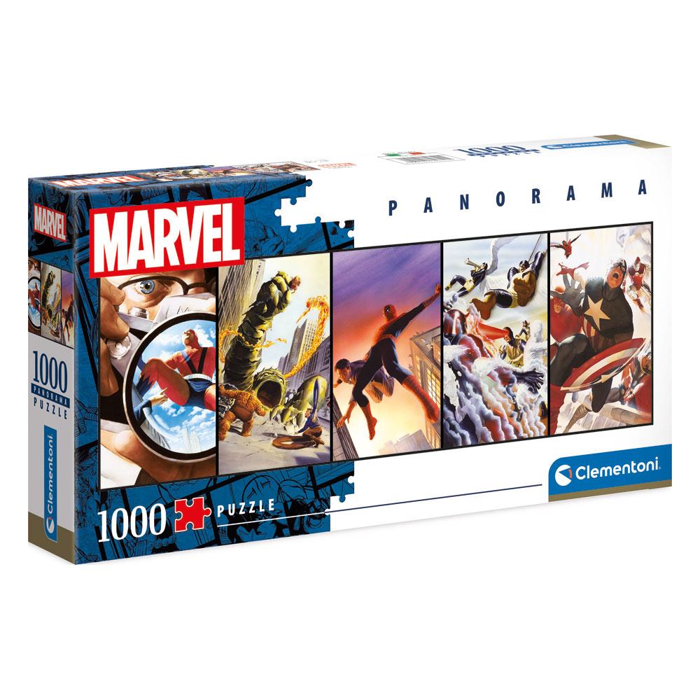 Clementoni Marvel Comics Panorama - puzzle - Panels (1000 dílků)