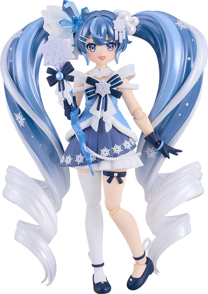 Good Smile Company Character Vocal Series 01: Hatsune Miku Figma akční figurka Snow Miku: Crystal Snow Ver. 13 cm
