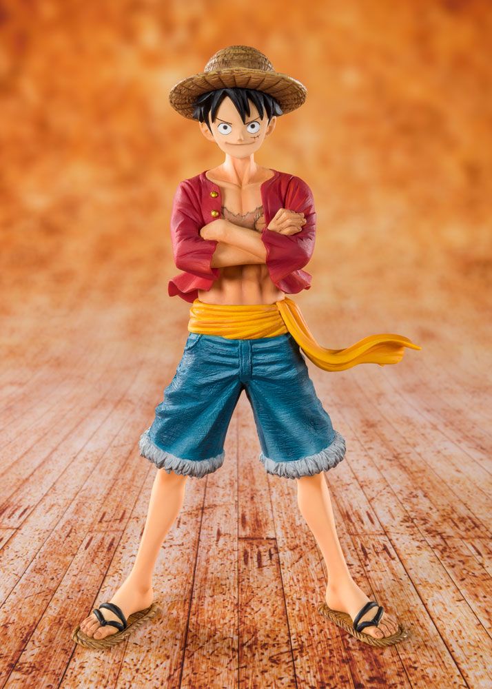 Bandai Tamashii Nations One Piece FiguartsZERO PVC soška Straw Hat Luffy 14 cm