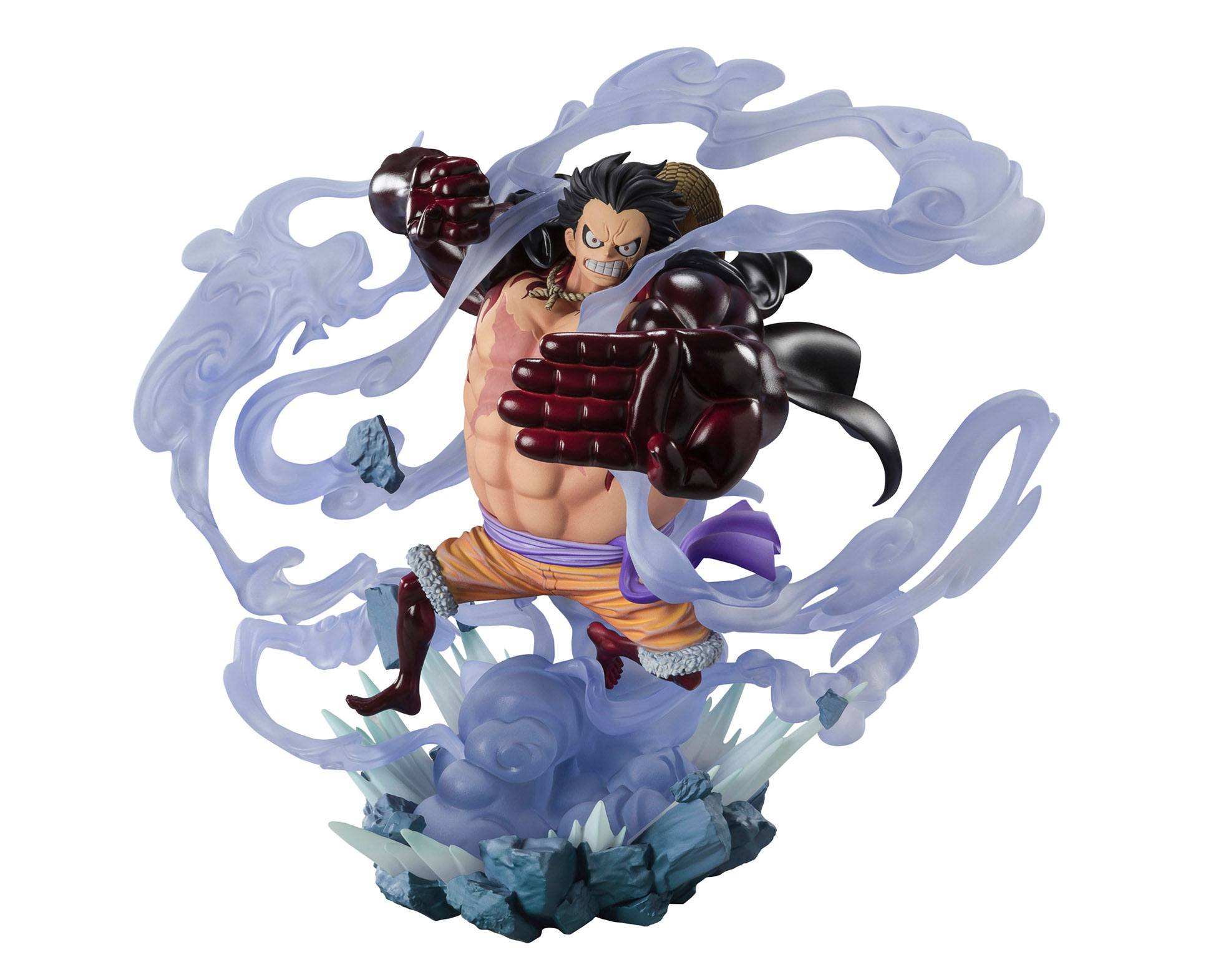 Bandai Tamashii Nations One Piece FiguartsZERO PVC soška Extra Battle Monkey D. Luffy Gear 4 Battle of Monsters on Onigashima 21 cm