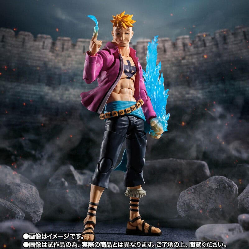 Bandai Tamashii Nations One Piece S.H.Figuarts akční figurka Marco Marineford 17 cm