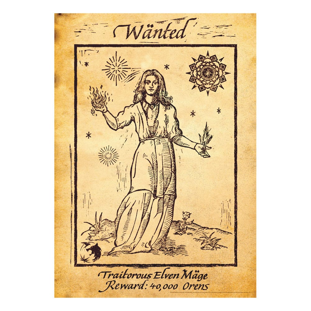 FaNaTtiK The Witcher Art Print Limited Edition 42 x 30 cm