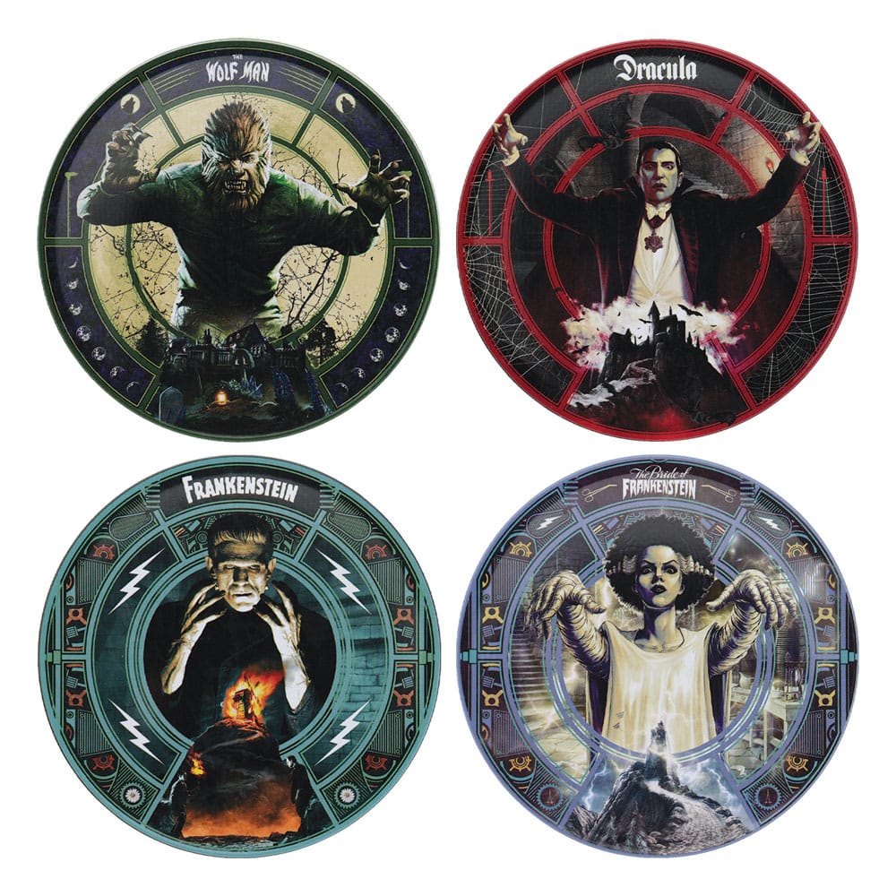 FaNaTtiK Universal Monsters Coaster 4-Pack