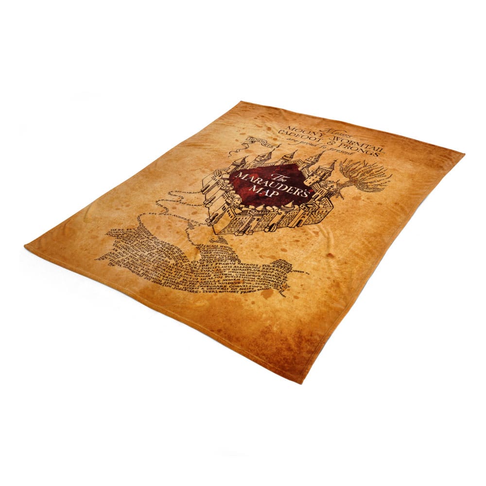Nerdy by Nature Harry Potter příjemná deka Portal Marauder´s Map 180 x 200 cm