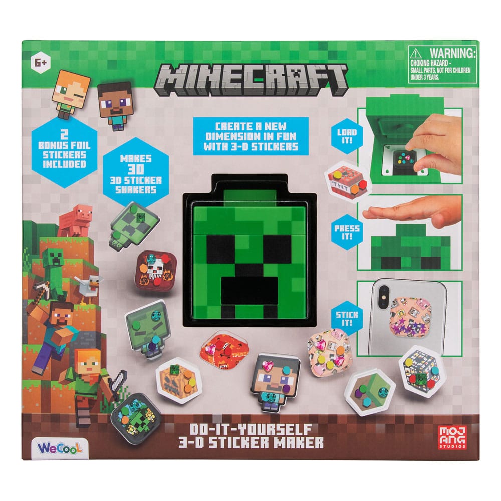 Paladone Products Minecraft 3D Sticker Maker