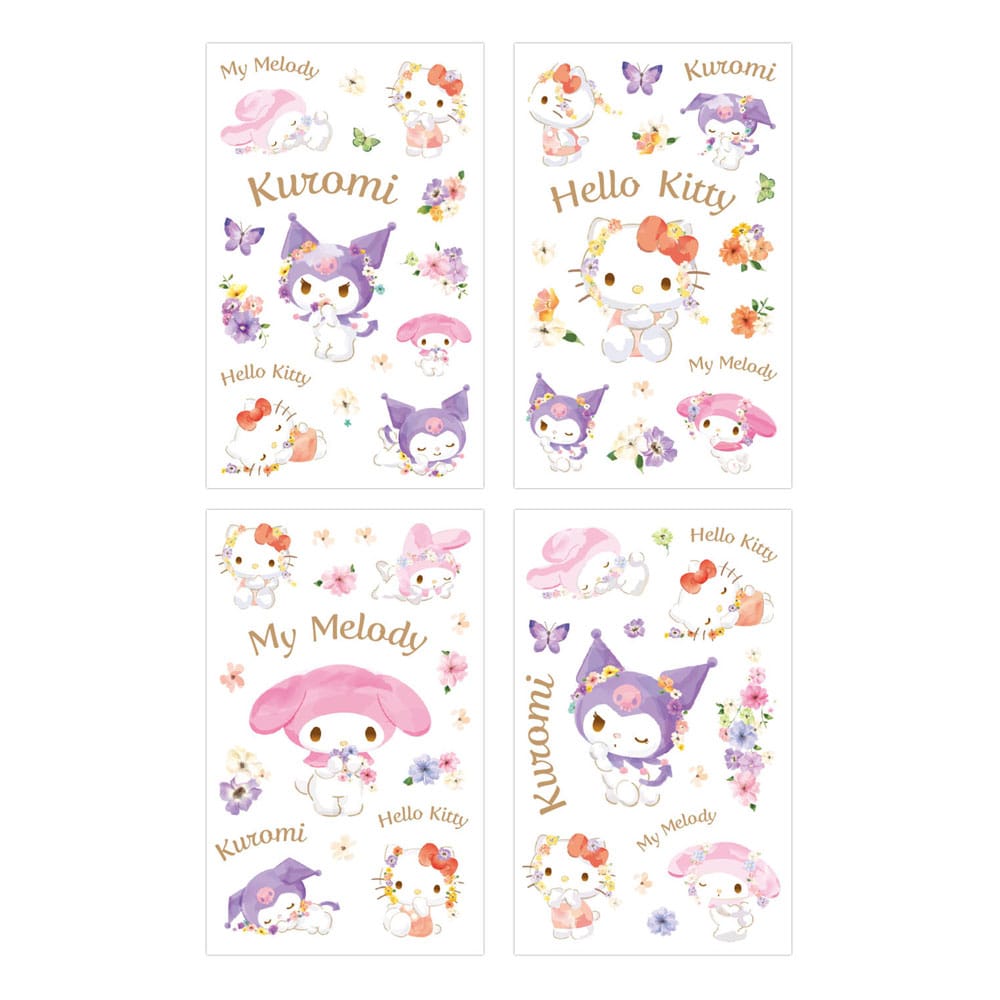 Sakami Merchandise Sanrio samolepky Hello Kitty & Friends Pastel Vivid