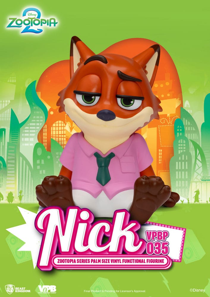 Beast Kingdom Toys Zootopia pokladnička Nick 15 cm