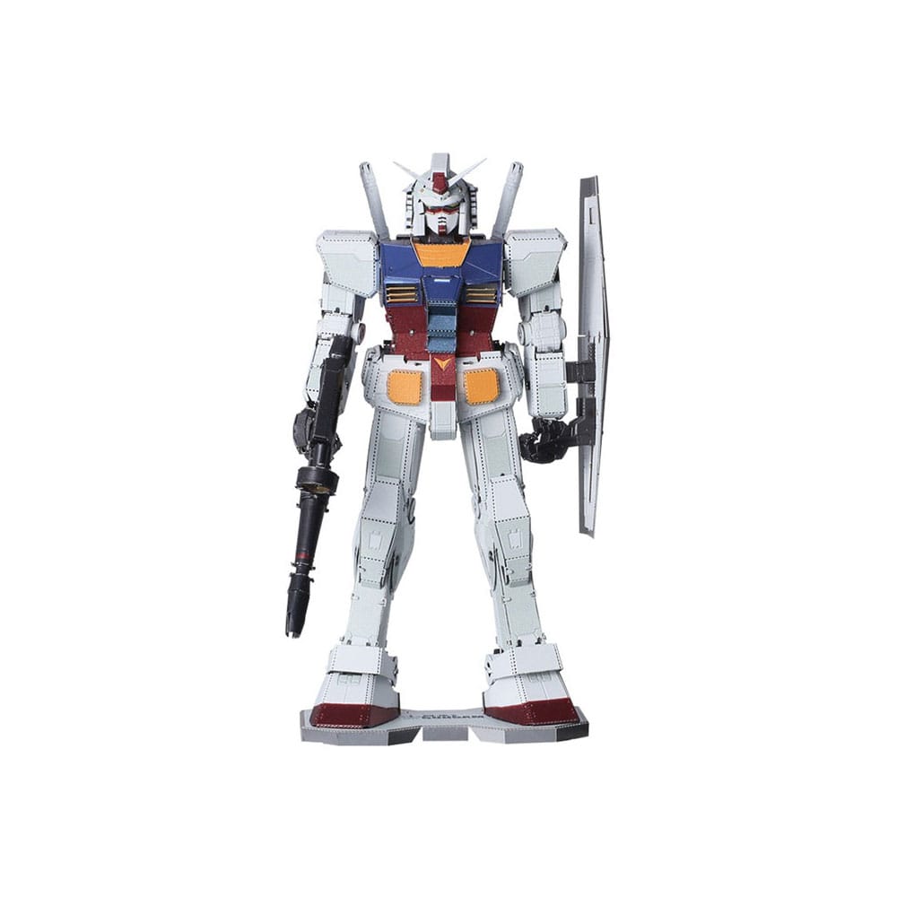 Plex Mobile Suit Gundam Metallic Nano Puzzle Model Kit RX-78-2 12 cm