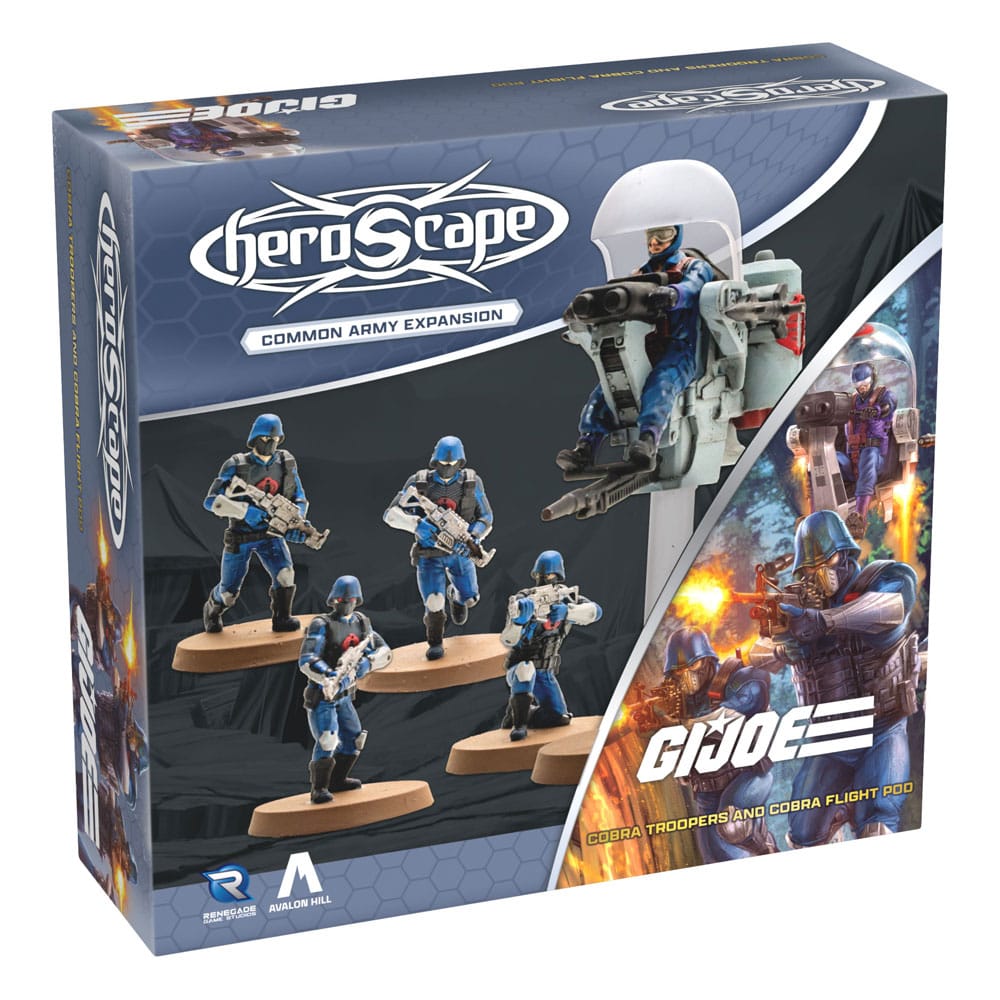 Renegade G.I.Joe Heroscape Army Expansion Cobra Troopers & Cobra Flight Pod (Common) - EN