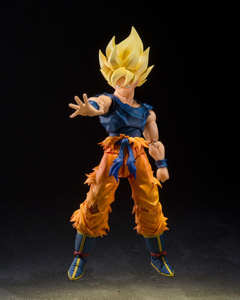 Bandai Tamashii Nations Dragon Ball Z S.H.Figuarts akční figurka Super Saiyan Son Goku (Fighter of Rage) 14 cm