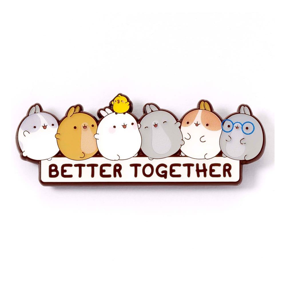 The Carat Shop Molang Pin Badge Better Together
