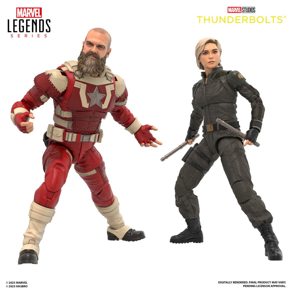 Hasbro Thunderbolts Marvel Legends akční figurky 2-Pack Yelena Belova & Red Guardian 15 cm