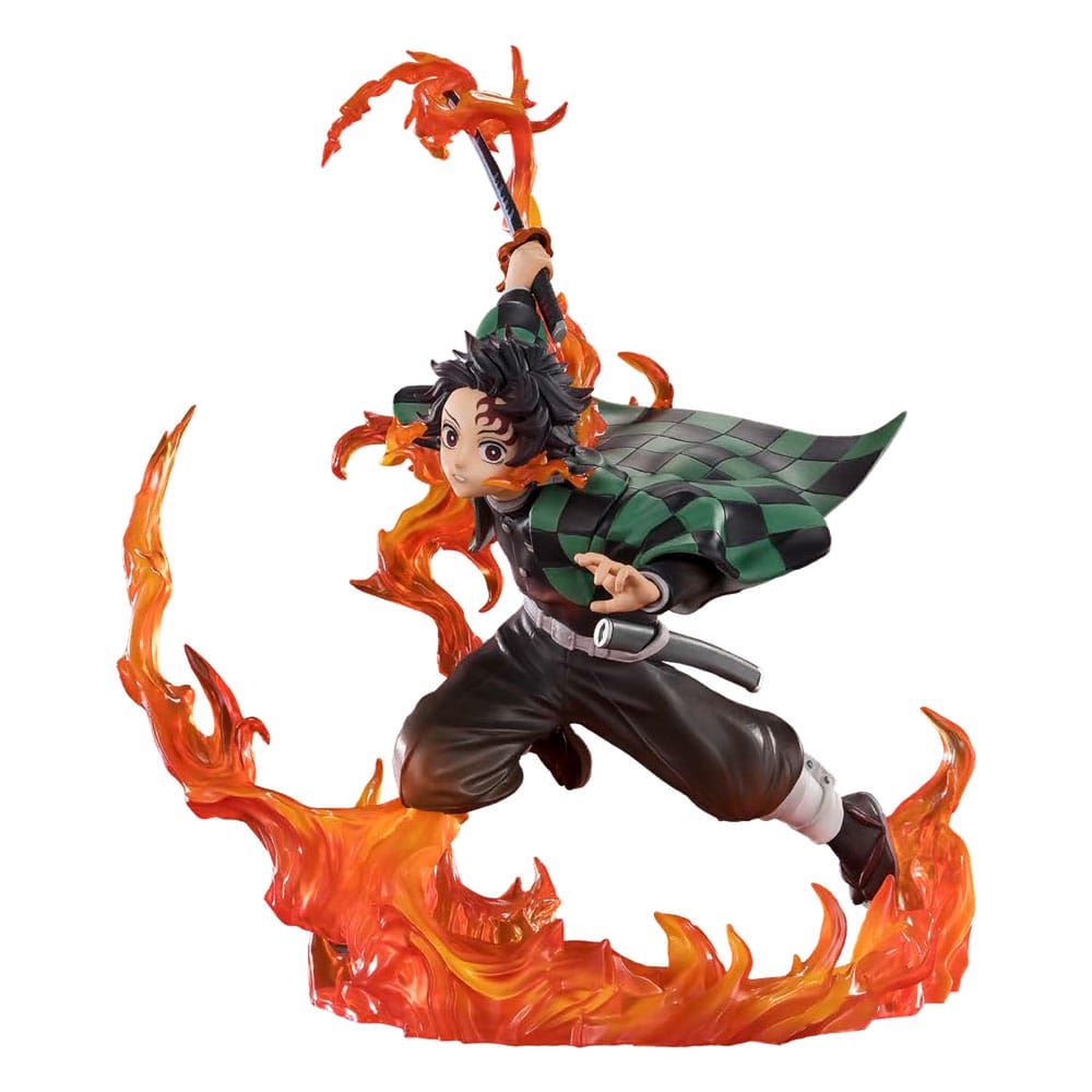 Bandai Tamashii Nations Demon Slayer: Kimetsu no Yaiba FiguartsZERO PVC Statue Kamado Tanjiro (Kyojuro Rengoku's Sword Guard Ver.) 19 cm