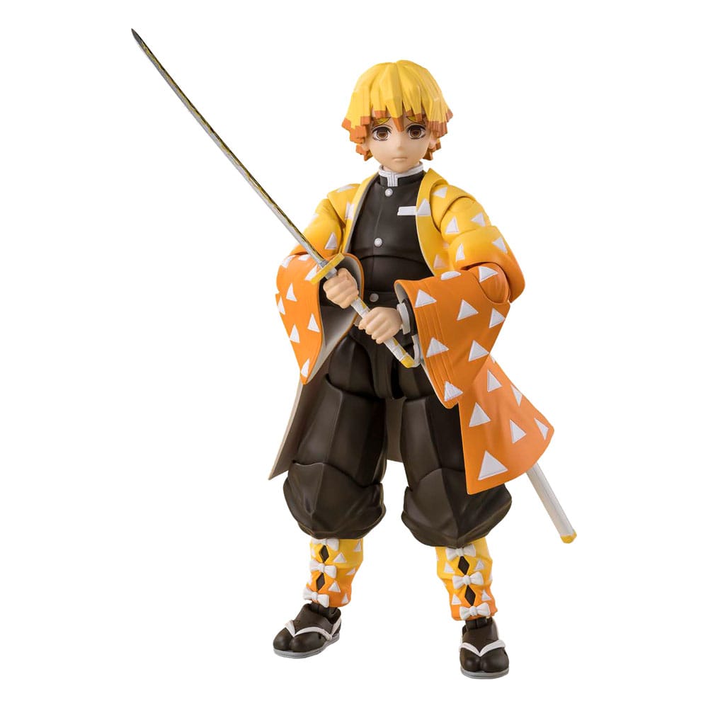Bandai Tamashii Nations Demon Slayer: Kimetsu no Yaiba S.H.Figuarts akční figurka Zenitsu Agatsuma 14 cm