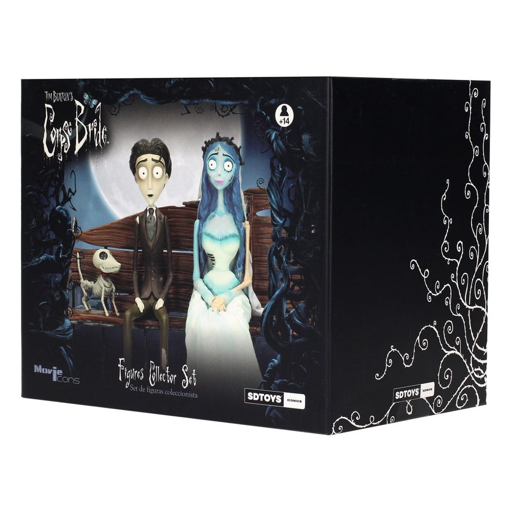 SD Toys Corpse Bride Gift Set figurka a klíčenka Victor & Emily