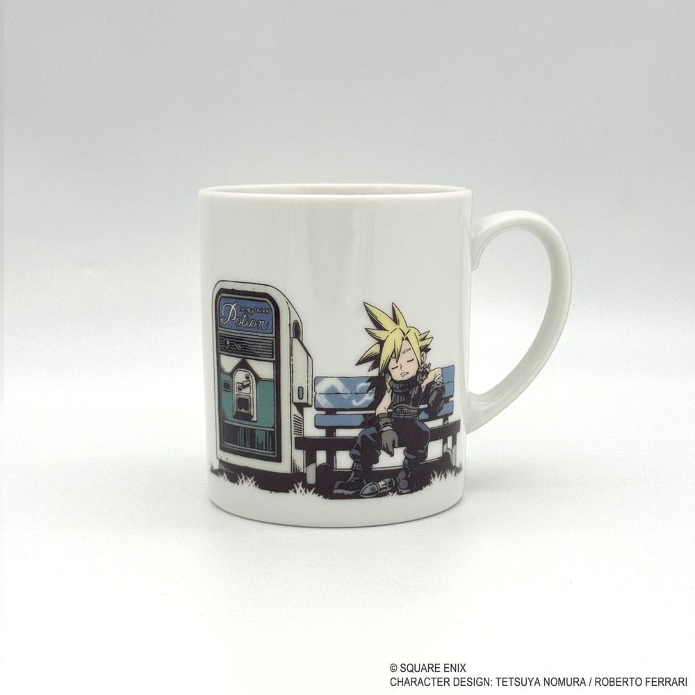 Square-Enix Final Fantasy VII Rebirth hrnek Napping Cloud