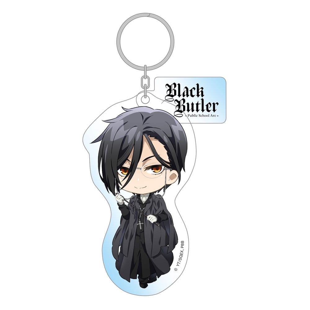 Sakami Merchandise Black Butler: Public School Arc klíčenka  Sebastian 8 cm