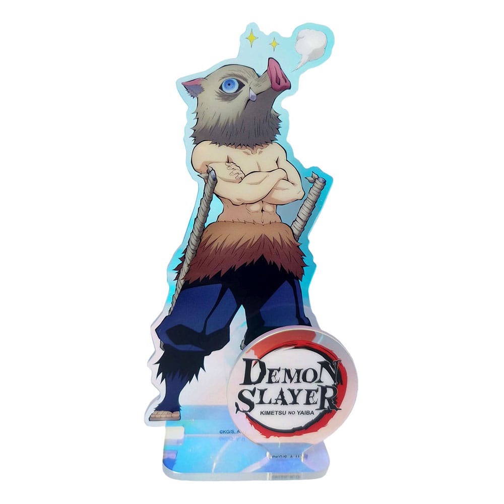 Sakami Merchandise Demon Slayer: Kimetsu no Yaiba Acrylic Stand Inosuke Holographic 16 cm