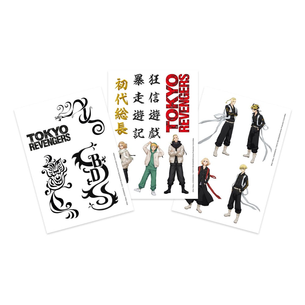 Sakami Merchandise Tokyo Revengers dočasná tetování Set