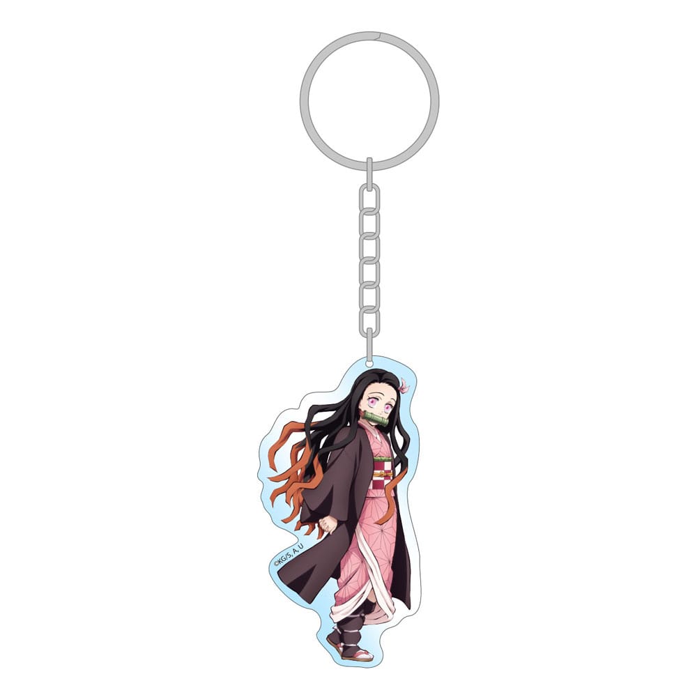 Sakami Merchandise Demon Slayer: Kimetsu no Yaiba  klíčenka Nezuko Holographic 7 cm