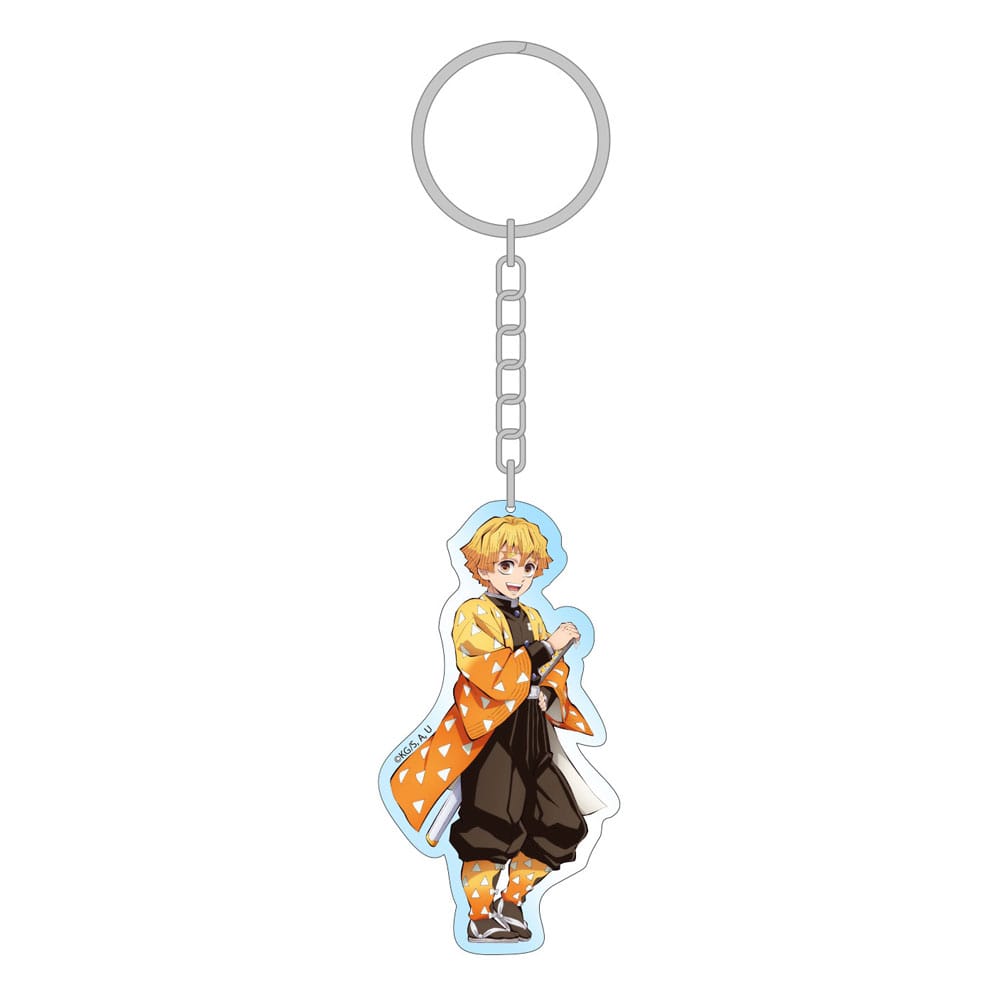 Sakami Merchandise Demon Slayer: Kimetsu no Yaiba klíčenka Zenitsu Holographic 7 cm