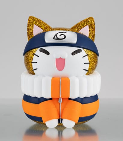 Megahouse Naruto Shippuden Mega Cat Project Nyanto! Giant Nyaruto Series figurka  Naruto Uzumaki Gold Ver. 10 cm