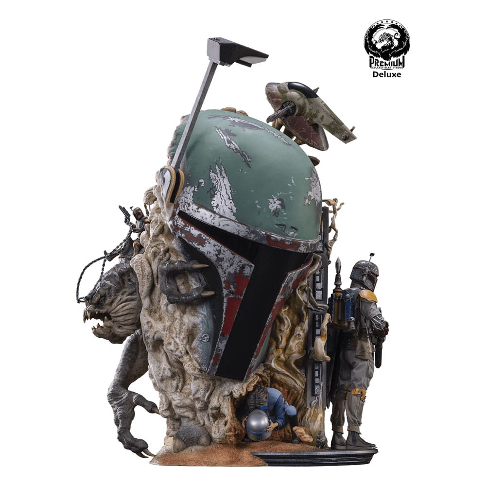 Premium Collectibles Studio Star Wars The Empire Strikes Back Fine Art Busta Boba Fett Deluxe Edition 50 cm