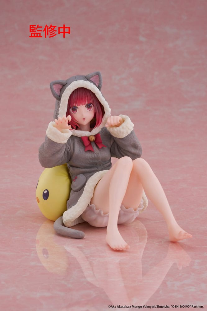Taito Prize Oshi no Ko PVC soška Desktop Cute Figure Kana Arima (Cat room wear Ver.) 13 cm