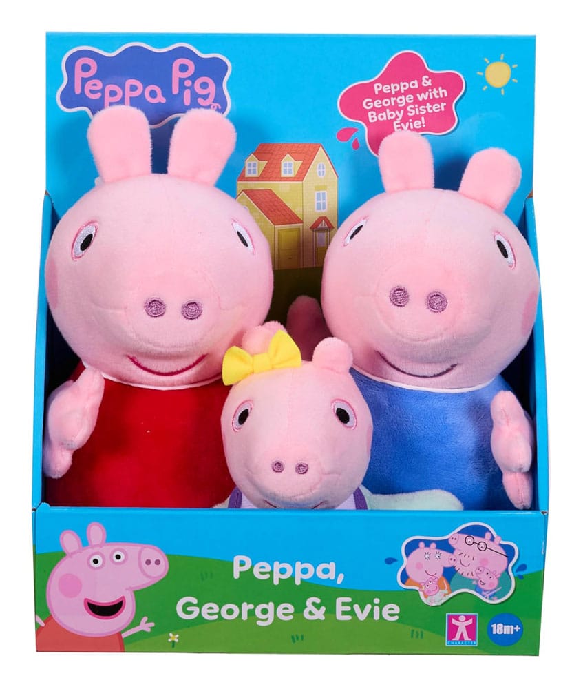 Character Options Peppa Pig plyšáci 3er Pack